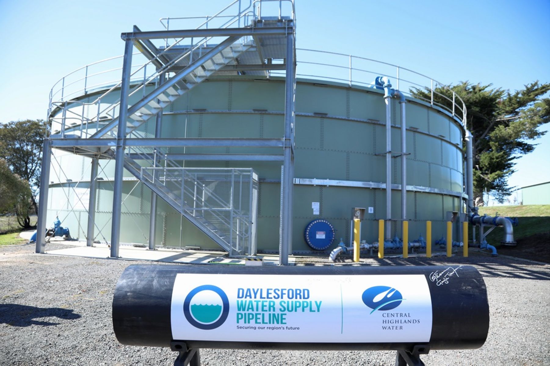 The Daylesford water treatment plant.