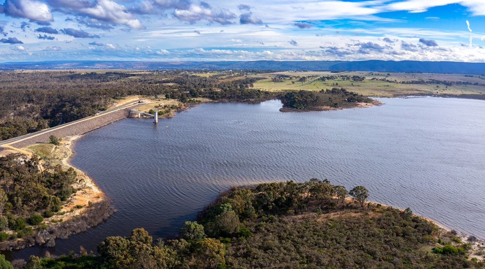 Merrimu Reservoir near Bacchus Marsh.  