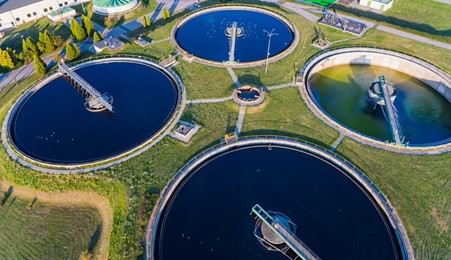 Hydrogen production at an on-site at a wastewater treatment plant  