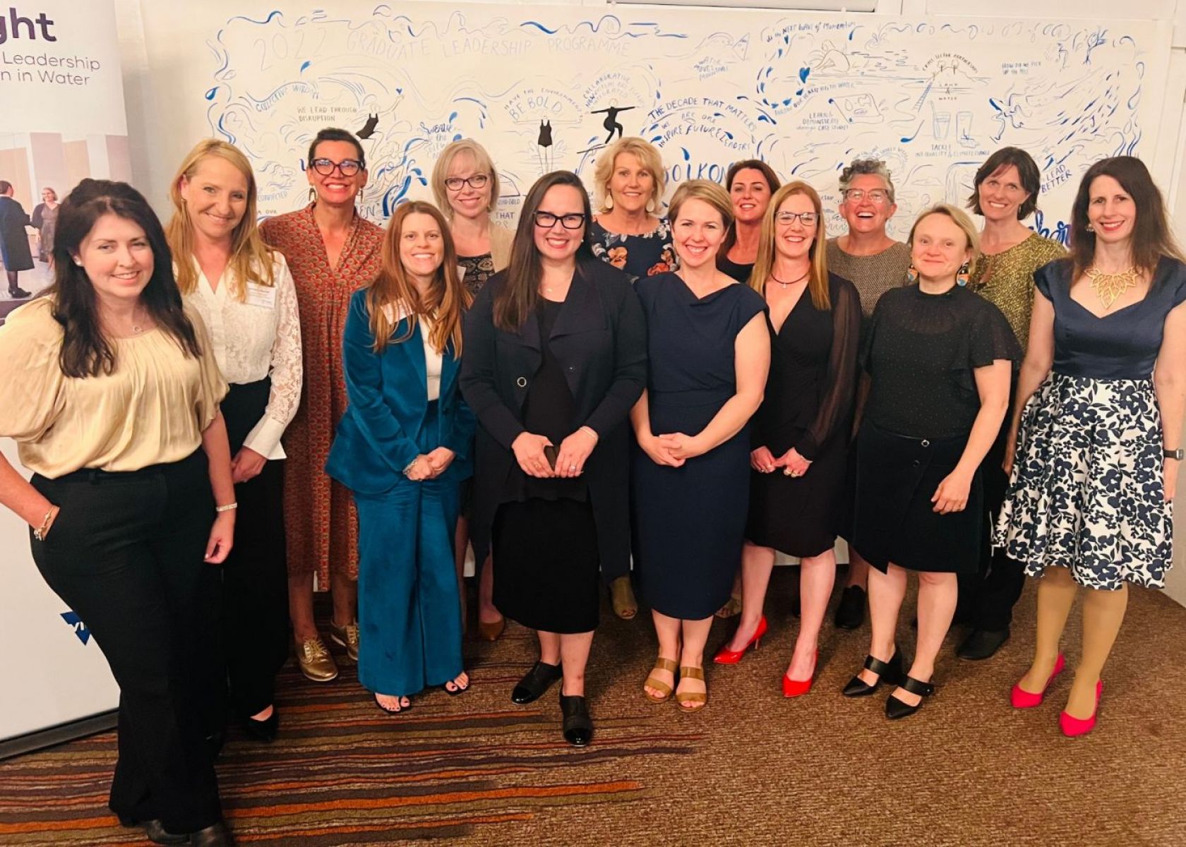 Graduates at the 2023 Insight graduation, including the Hon. Harriet Shing, MP, pictured in the centre