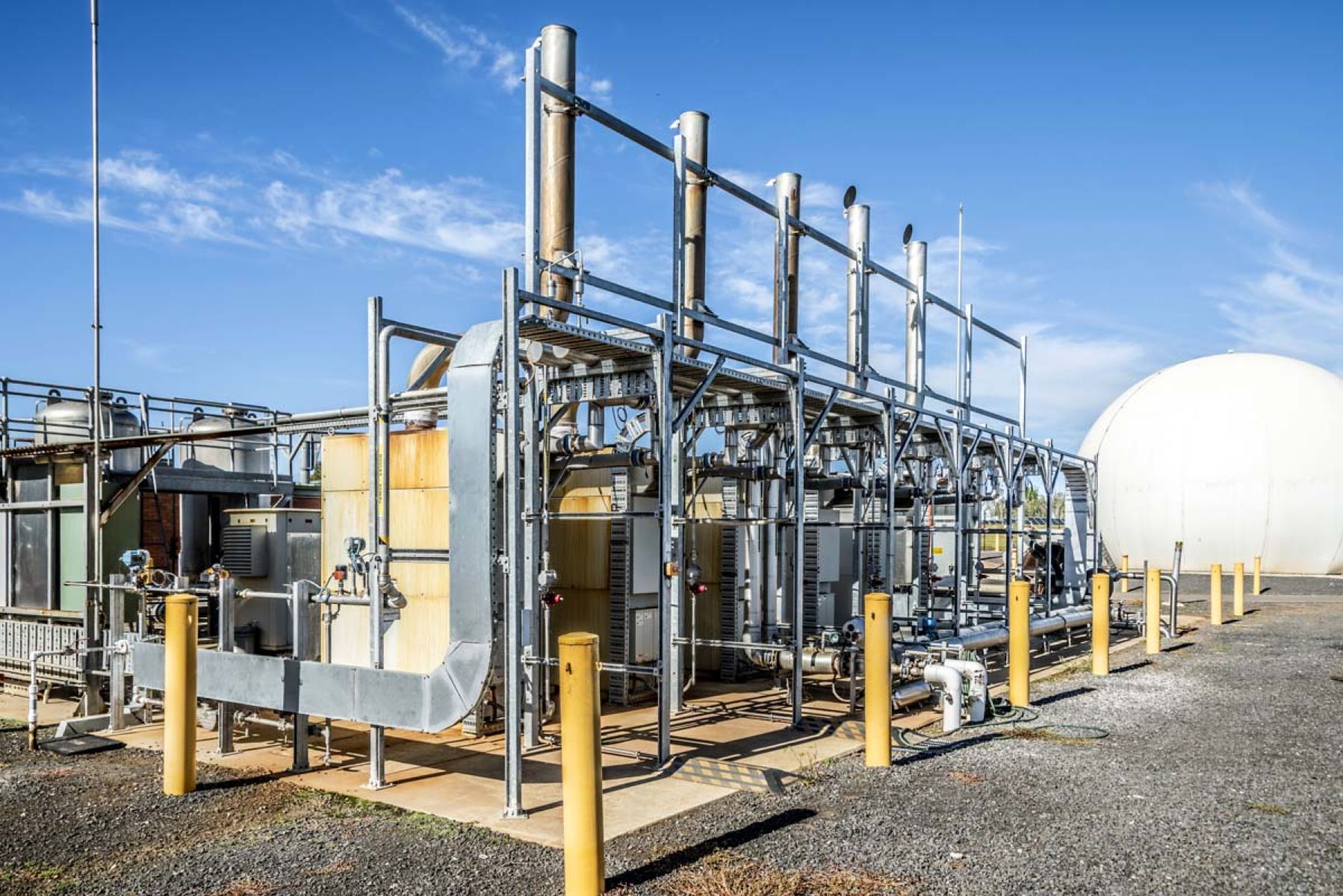 Exterior photo of treatment plant