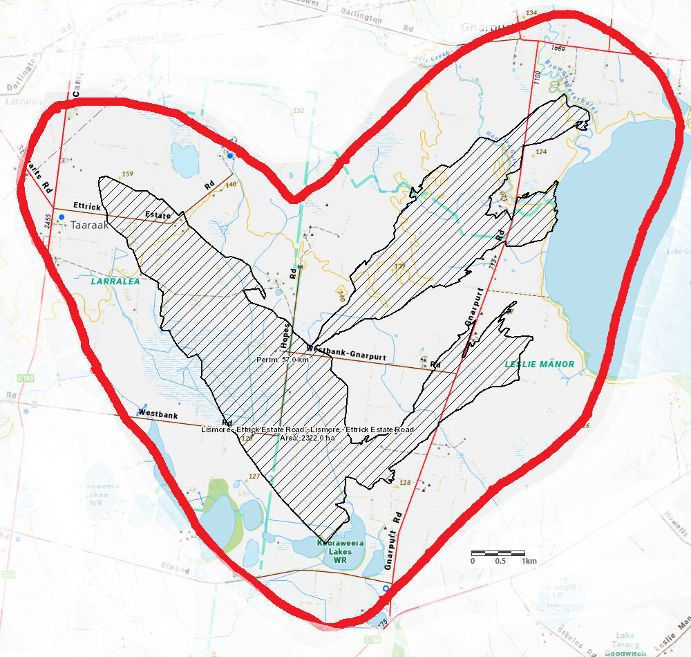 Lismore relief drinking water map