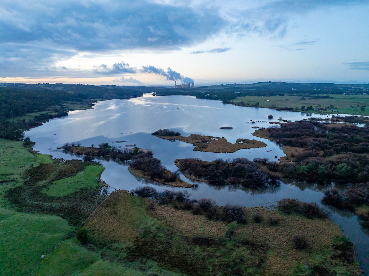 Lake Narracan in the Latrobe Valley  