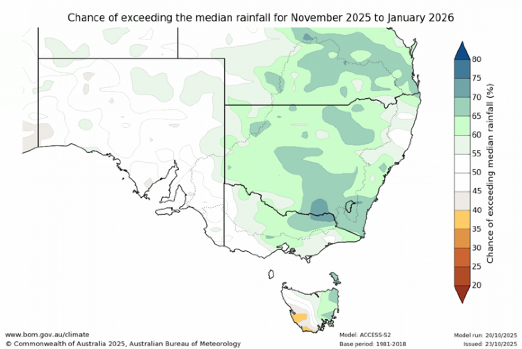 Rainfall outlook 2025-10-28